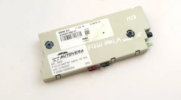 BMW 6 F12 F13 Aerial antenna amplifier 9257380