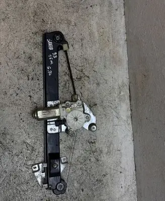 Saab 9-3 Ver2 Rear door window regulator with motor 12793731