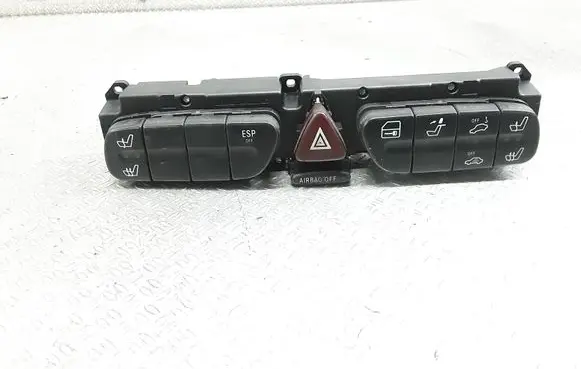 Mercedes-Benz C W203 Hazard light switch 2038210151