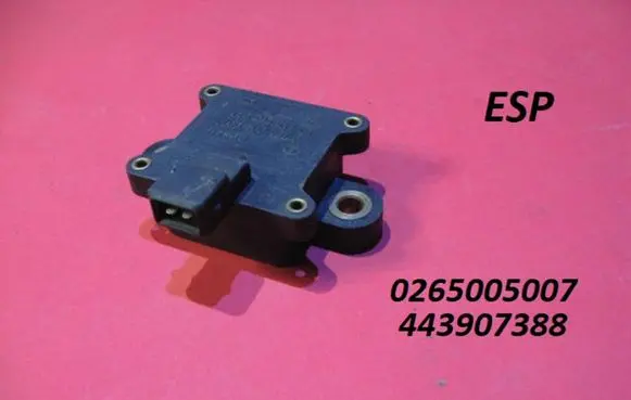Audi A6 S6 C4 4A ESP acceleration yaw rate sensor 0265005007 443907388