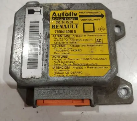 Renault Megane I Airbag control unit/module 550347500 7700414090E