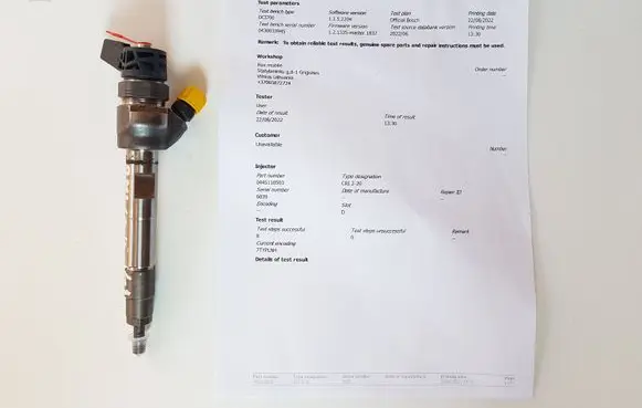 BMW 1 E82 E88 Fuel injector 8515060 20806 0445110503