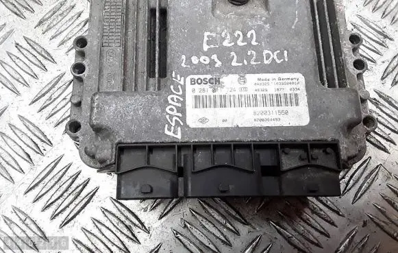 Renault Espace IV Engine control unit/module 0281011724 8200311550 8200384493