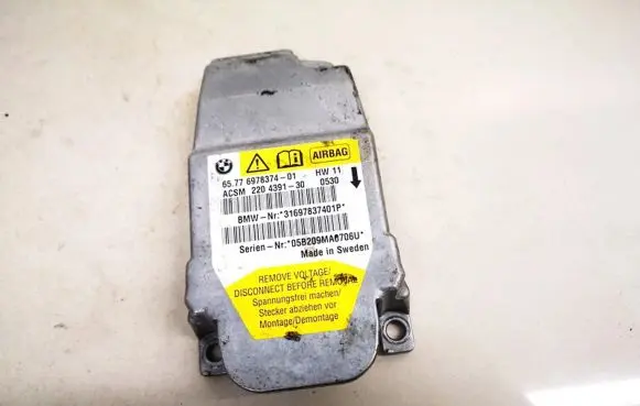 BMW 5 E60 E61 Airbag control unit/module 6577697837401 2204391-30