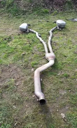 BMW 5 F10 F11 Rear muffler/silencer tail pipe 8517667