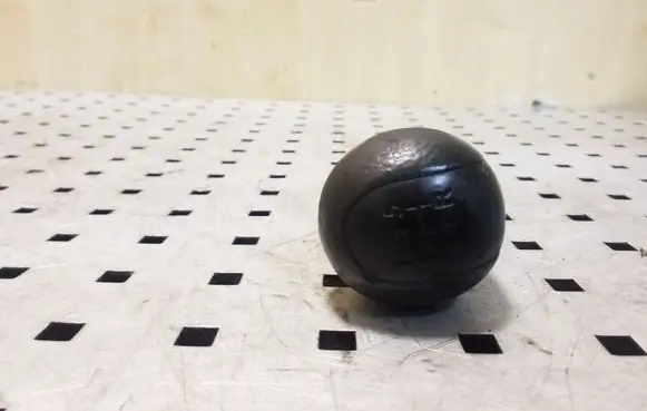 Gear lever shifter trim leather/knob