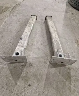 Front bumper shock/impact absorber