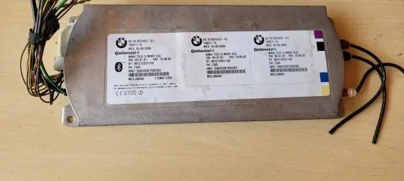 BMW 5 E60 E61 Bluetooth control unit module 9224422 16921115 001C12D31129