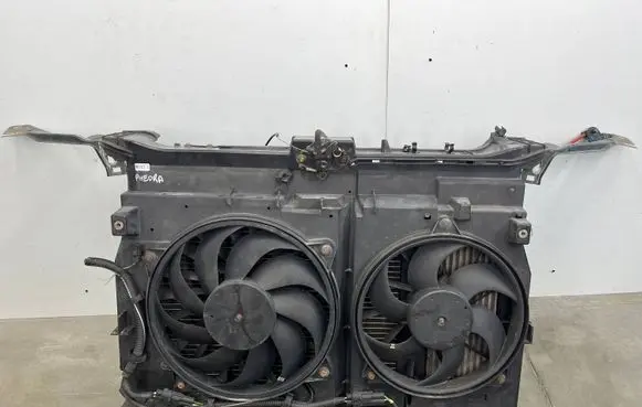 Citroen C8 Radiator cooling fan shroud 9635494380