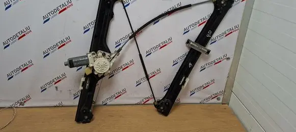 Front door window regulator with motor