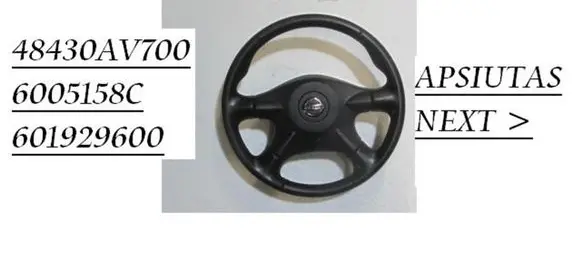 Nissan Primera Steering wheel 48430AV700 6005158C
