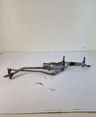 Front wiper linkage and motor