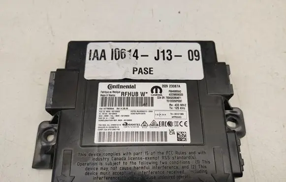 Dodge Durango III Keyless (KESSY) go control unit/module 68490895AD P68490895AD
