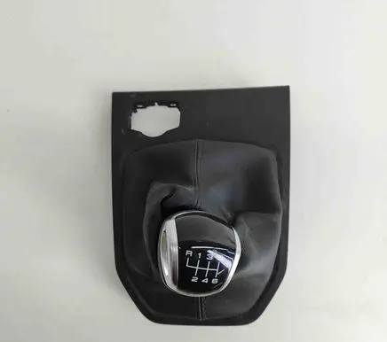 Gear lever shifter trim leather/knob