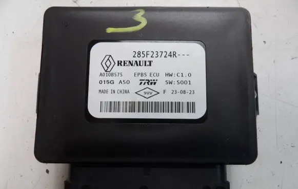 Renault Clio V Hand brake control module 285F23724R A010B575