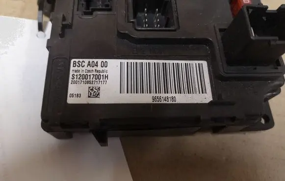 Peugeot 407 Tow bar trailer control unit/module S120017001H BSCA0400 9656148180