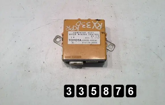 Lexus RX 330 - 350 - 400H Engine control unit/module 89430-48030