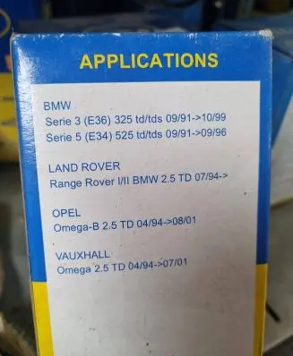 BMW 5 E34 Fuel filter SH405 CH5565 H9381X