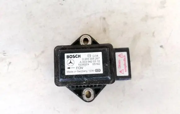 Mercedes-Benz E W211 ESP acceleration yaw rate sensor a0035420318 0265005267