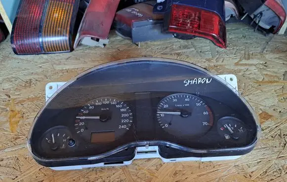 Volkswagen Sharan Speedometer (instrument cluster) 95VW10849ADB 7M0919861P