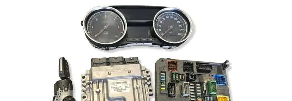 Peugeot 508 Engine ECU kit and lock set 9678514580 9666912580 9665962480