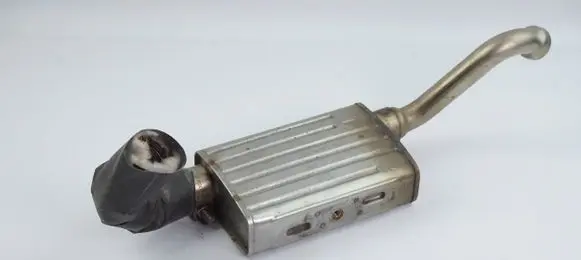 Volkswagen Touareg I Webasto auxiliary heater silencer 221000401900
