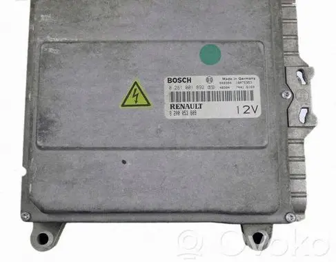 Renault Mascott Engine ECU kit and lock set 8200053809