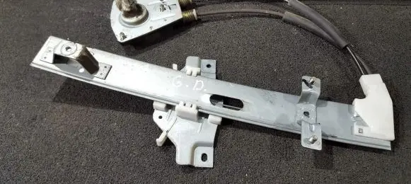 Sliding door window regulator with motor