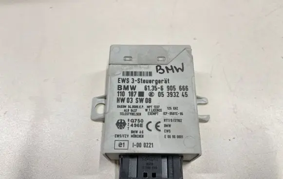 BMW 5 E39 Immobilizer control unit/module 61356905666 110187 HW03SW08