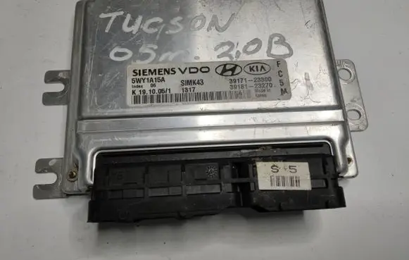 Hyundai Tucson JM Engine control unit/module 3917123300 3918123270 5WY1A15A