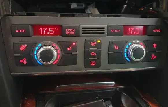 Audi A6 S6 C6 4F Climate control unit 4F1820043J 4F0910043 5HB00883304