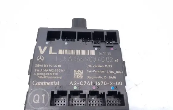 Mercedes-Benz GLA W156 X156 Door control unit/module A1669004002 A1669024401 A1669013701