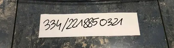 Mercedes-Benz S W221 Front bumper splitter molding A2218850321