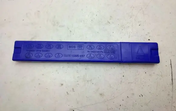 BMW 5 E60 E61 Emergency warning sign 1095457