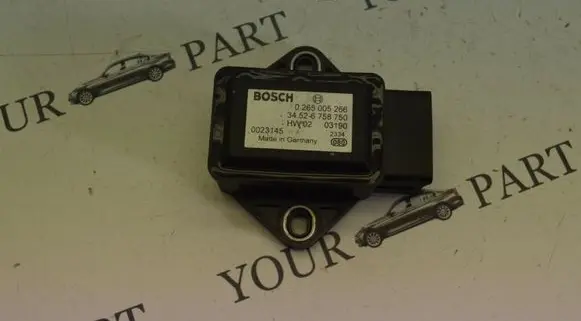BMW 5 E60 E61 ESP acceleration yaw rate sensor 6758750