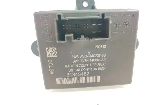 Volvo S60 Door control unit/module 31343482 AV6N14C068AE AV6N14C236BB