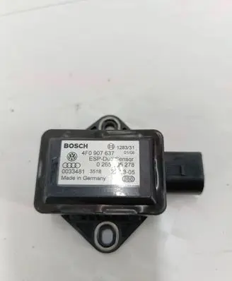 Audi A6 S6 C6 4F ESP acceleration yaw rate sensor 4F0907637 0033481 0265005278
