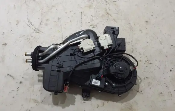 Interior heater climate box assembly