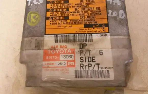 Toyota Corolla Verso E121 Airbag control unit/module 8917013060 2310002510