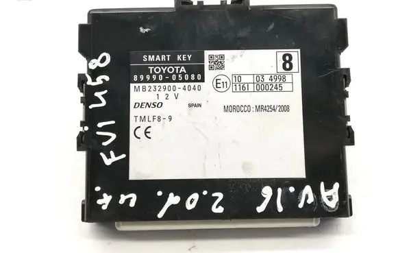 Toyota Avensis T270 Keyless (KESSY) go control unit/module 8999005080