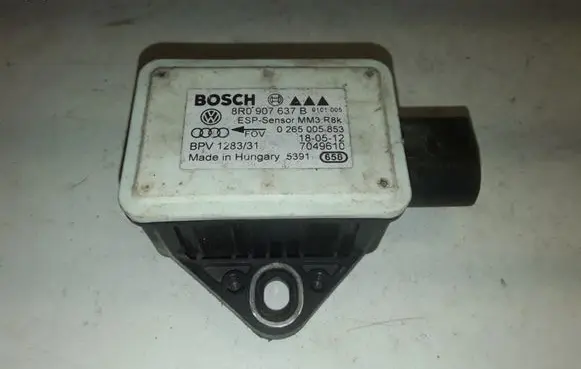 Audi A4 S4 B8 8K ESP acceleration yaw rate sensor 8R0907637 0265005853 BPV128331