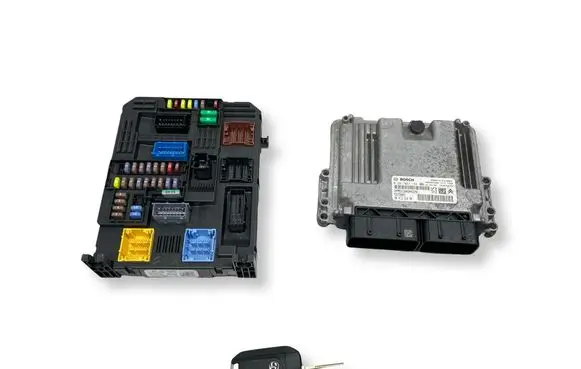 Opel Grandland X Engine ECU kit and lock set 9826975080 0281037198 9841351080