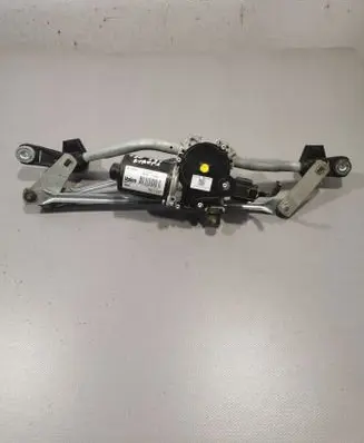 Front wiper linkage and motor
