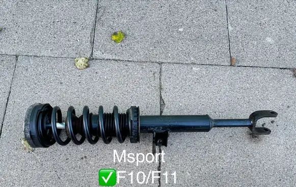 Front shock absorber with coil spring