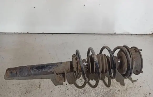 Front shock absorber with coil spring