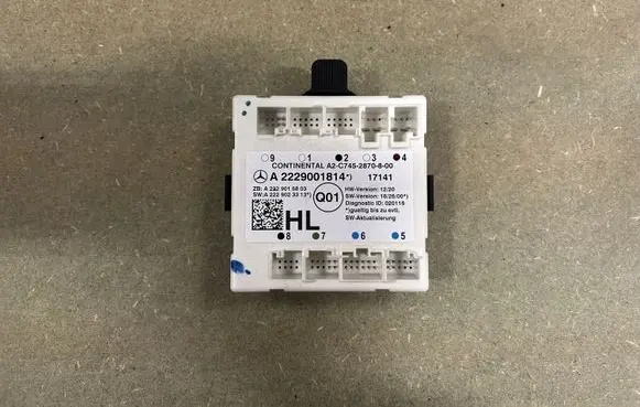 Mercedes-Benz S W222 Door control unit/module A2229001814