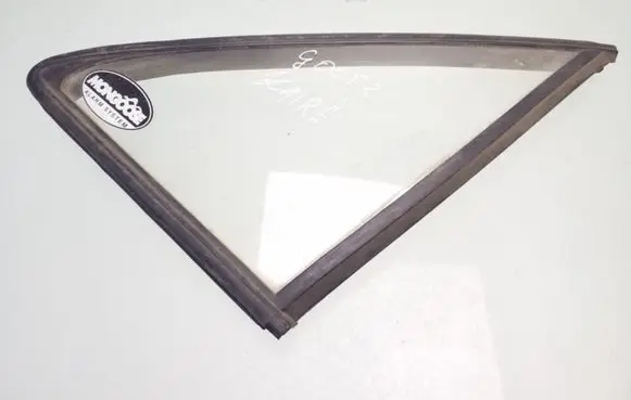 Volkswagen Golf II Front door vent window glass four-door AS2