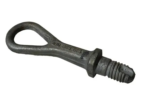 Towing hook eye