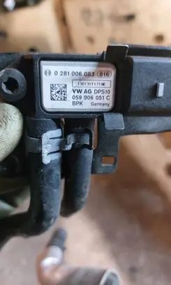 Skoda Superb B6 (3T) Exhaust gas pressure sensor 059906051C 0281006083 130131T1719E