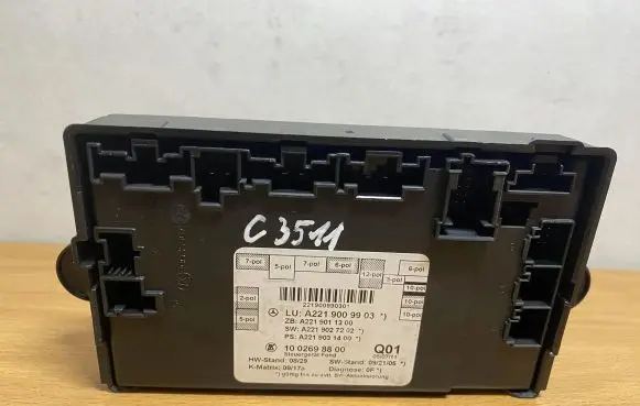 Mercedes-Benz S W221 Door control unit/module A2219009903 C3511